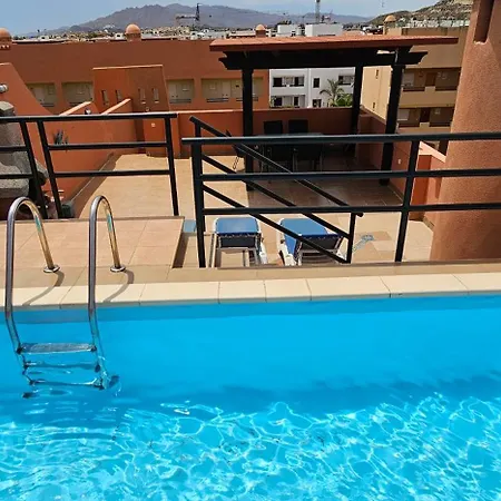 Homes Of Spain, Paraiso Vera Playa, Ed Palmerston, Atico A Con Piscina Privada Y Vistas Al Mar, 50m De La Playa, Wifi *