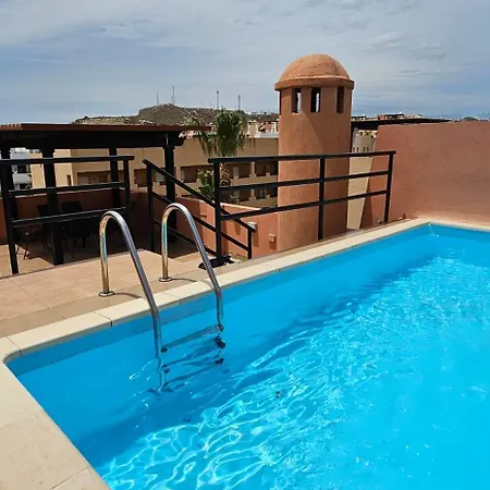 Homes Of Spain, Paraiso Vera Playa, Ed Palmerston, Atico A Con Piscina Privada Y Vistas Al Mar, 50m De La Playa, Wifi